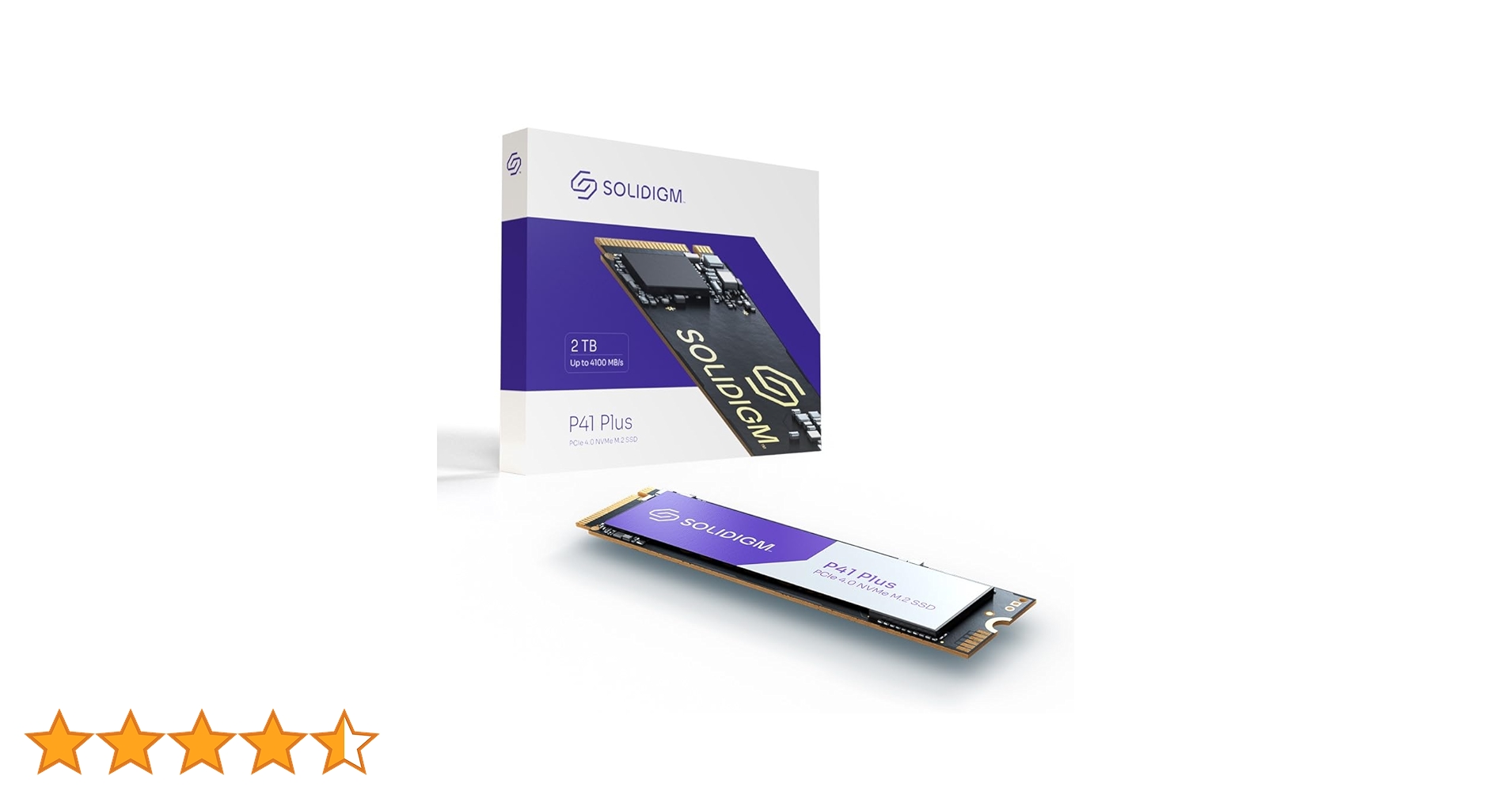 【中古】SOLIDIGM PCIe 4.0 NVMe 2TB M.2 SSD Solidigm™ P41 Plus Series 2TB PCIe GEN 4 NVMe 4.0 x4 M.2